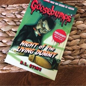 Goosebumps: Night of the Living Dummy by: R.L. Stine, paperback book